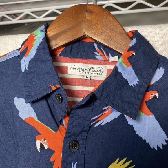 - Hawaiian - Men - Button Down - Cotton - Small - - Picture 2 of 10